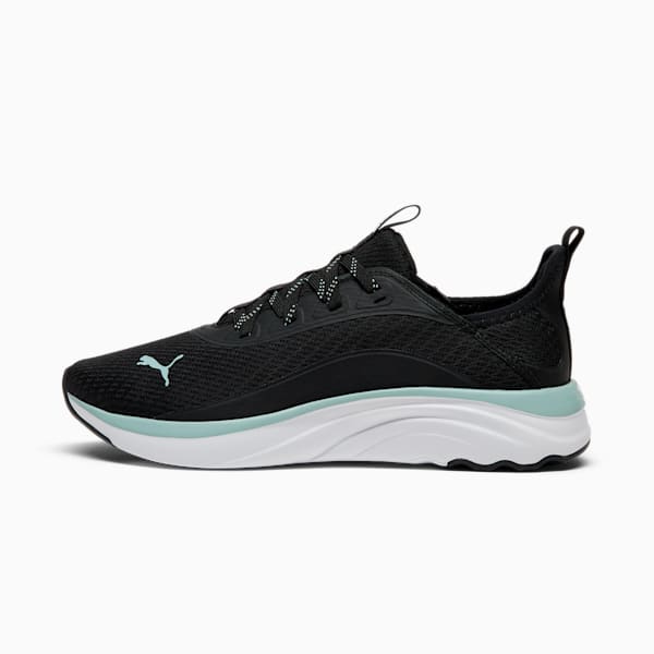 Tenis de running para mujer Sophia Vital SoftRide, PUMA Black-Modern Mint, extralarge